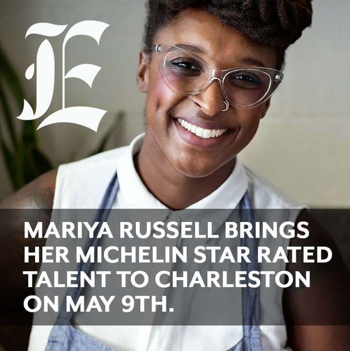 How many Michelin Stars are in Charleston? There's going to be ONE on May 9th as Chef Mariya Russell joins Chef Elliott Howells for a dinner to support the Charleston Youth Development Center. Details and registration for this SIX-COURSE EXPERIENCE with wine pairings and a cocktail hour are at EstablishmentCHS.com/events.