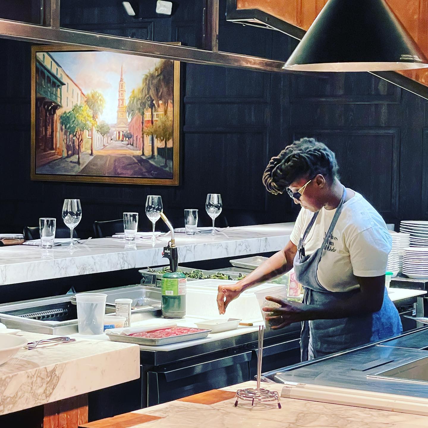 It was an honor to work with Michelin Star Chef Mariya Russell this week. We raised $10k for the CYDC and had a great time doing it. 
.
Read all about it at EstablishmentCHS.com/giveBack
.
.
#giveback #explorecharleston #southofbroad