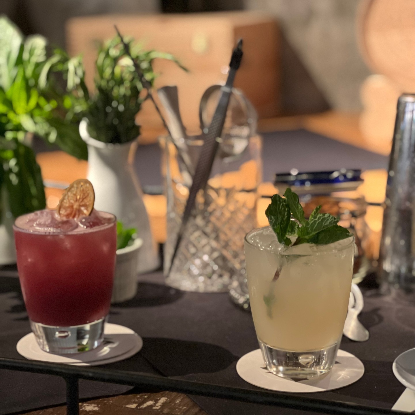 Three weeks of Dry January in the books! Celebrate with an incredible meal and one of our DIVINE Mocktails from Ryan Wise! The EstablishMint (see what we did there 🤣) features chamomile tea, Ogeat (a sweet almond syrup), mint simple syrup and lemon juice<br/>
<br/>
<br/>
<br/>
#dryjanuary #mocktails #alcoholfree #chsdrinks #drinklocal #soberlife #sobercurious #cocktail #quitdrinking