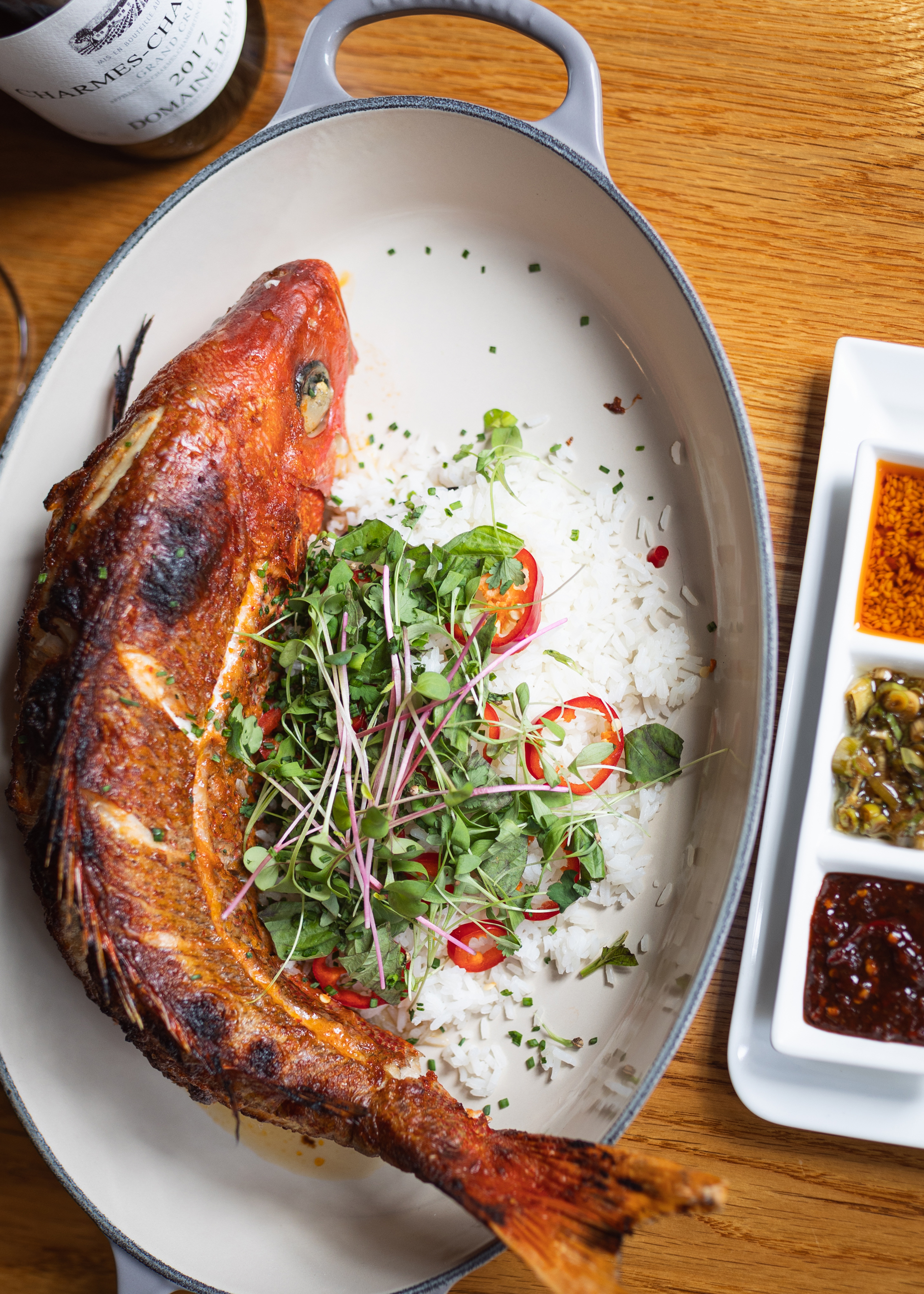 The whole fish is one of the must-try items always on the menu at The Establishment